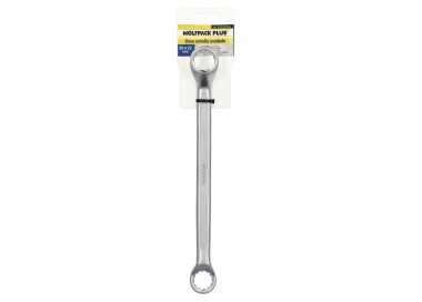Llave Estrella Acodada Plus Acero Cromo Vanadio 20x22 DIN 838. Llave Doble Boca Acodada, Llave Fija Estrella Acodada