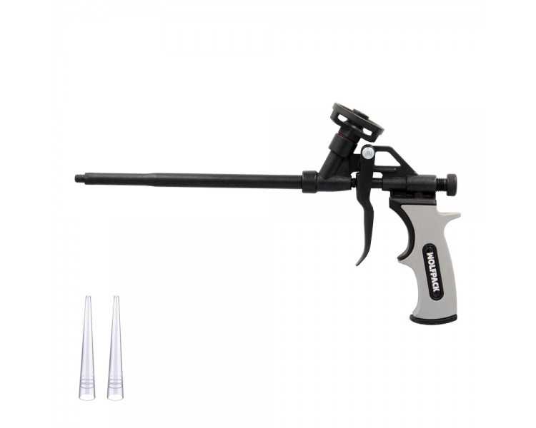 Pistola Para Espuma Poliuretano Recubriemiento Integro PTFE  (Interior y Exterior) Pistola Calafatear, Rellenar, Sellar