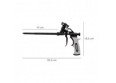 Pistola Para Espuma Poliuretano Recubriemiento Integro PTFE  (Interior y Exterior) Pistola Calafatear, Rellenar, Sellar