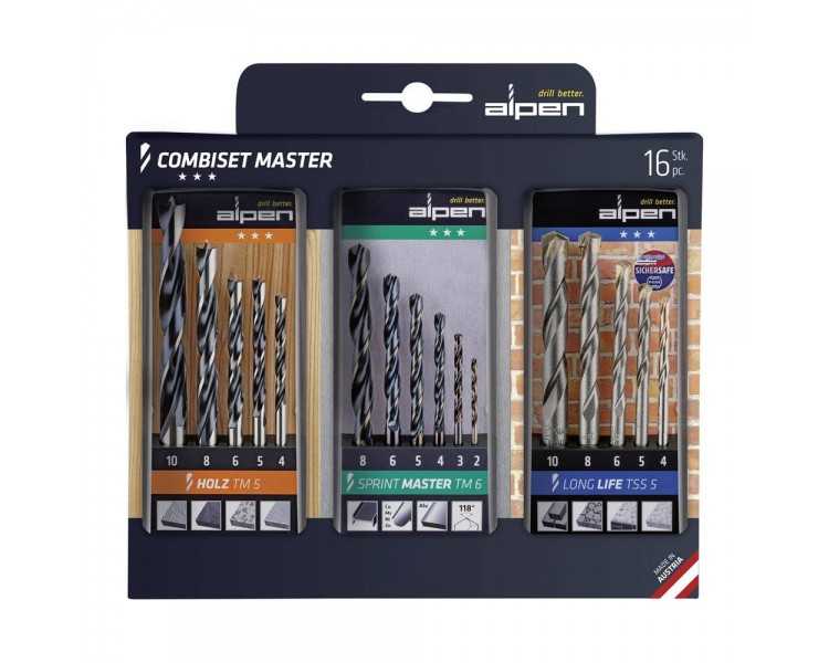 Estuche Brocas Alpen Kombiset  16 Piezas