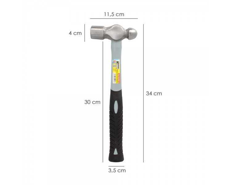 Martillo Bola 650 Gramos Mango Fibra Vidrio