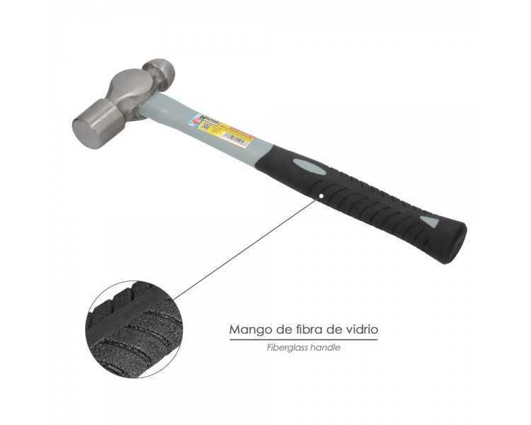 Martillo Bola 650 Gramos Mango Fibra Vidrio