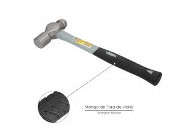 Martillo Bola 650 Gramos Mango Fibra Vidrio