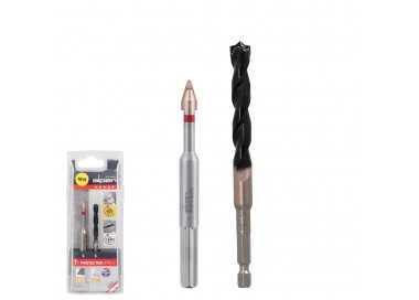 Broca Alpen Materiales Porcelanicos Muy Duros Ø 6 mm. Kit 2 brocas. Sin Refrigeración,