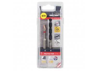 Broca Alpen Materiales Porcelanicos Muy Duros Ø 8 mm. Kit 2 brocas. Sin Refrigeración,