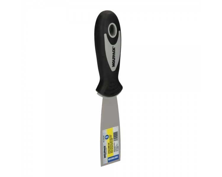 Espatula Mango Gummy Grip Hoja 30 mm. Espatula Yeso, Espatula Pintor, Espatula Masillas, Espatula Pladur, etc.