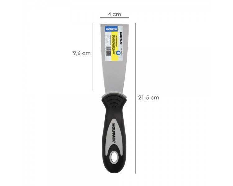 Espatula Mango Gummy Grip Hoja 40 mm. Espatula Yeso, Espatula Pintor, Espatula Masillas, Espatula Pladur, etc.