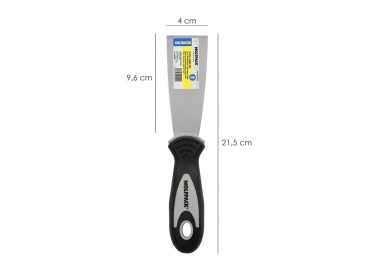 Espatula Mango Gummy Grip Hoja 40 mm. Espatula Yeso, Espatula Pintor, Espatula Masillas, Espatula Pladur, etc.