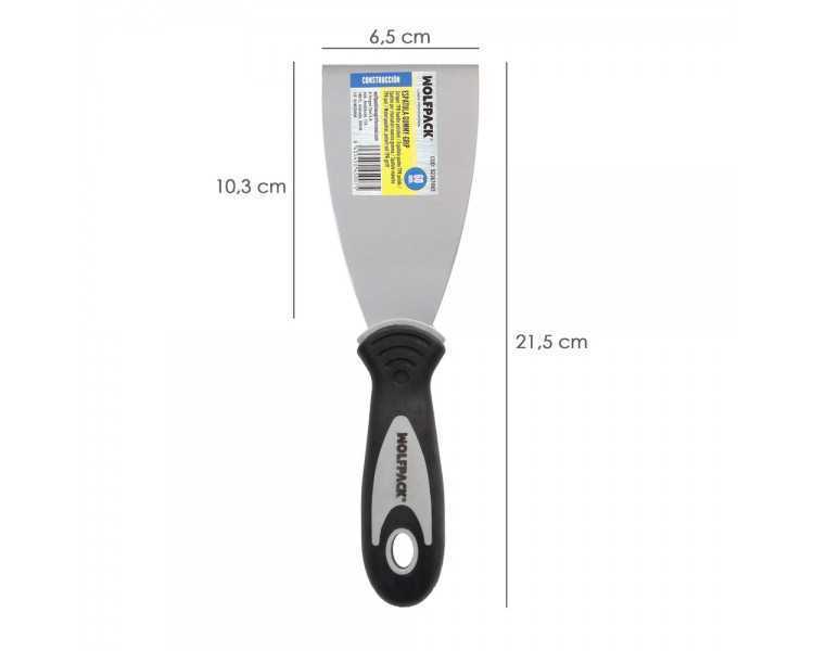 Espatula Mango Gummy Grip Hoja 60 mm. Espatula Yeso, Espatula Pintor, Espatula Masillas, Espatula Pladur, etc.
