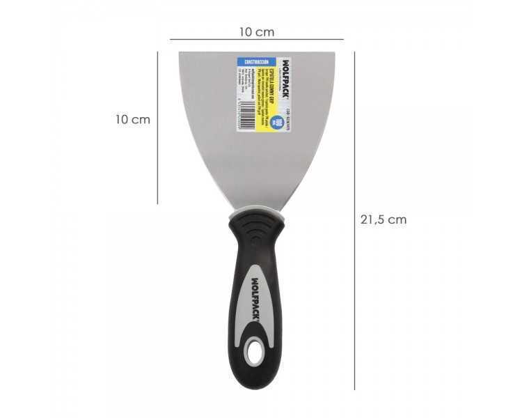 Espatula Mango Gummy Grip Hoja 100 mm. Espatula Yeso, Espatula Pintor, Espatula Masillas, Espatula Pladur, etc.