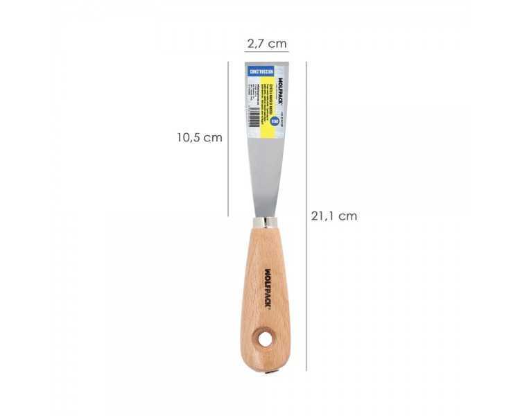 Espatula Mango Madera Hoja Acero 30 mm. Espatula Yeso, Espatula Pintor, Espatula Masillas, Espatula Pladur, etc.