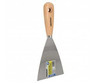 Espatula Mango Madera Hoja Acero 100 mm. Espatula Yeso, Espatula Pintor, Espatula Masillas, Espatula Pladur, etc.