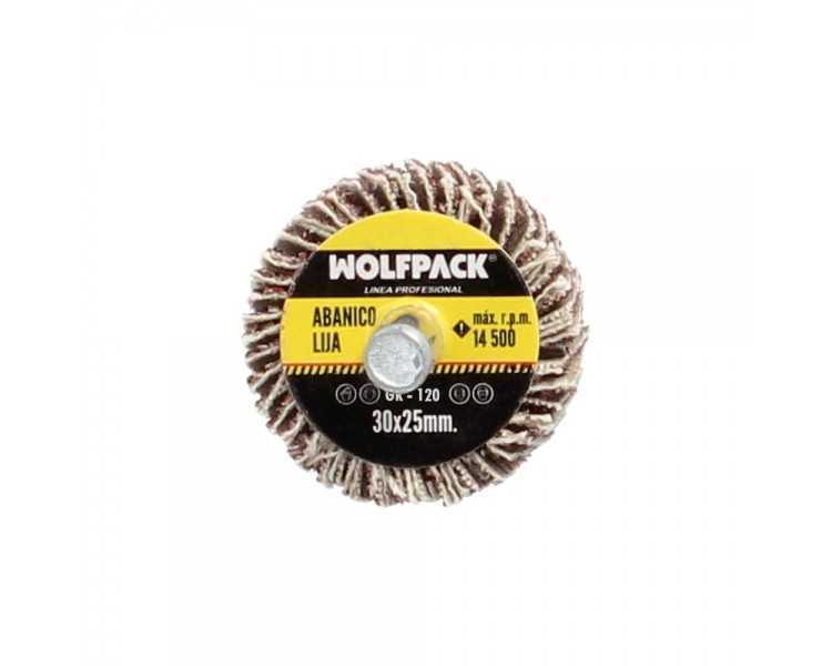Abanico Lija Grano 120 Medida Ø 30 x 25 mm. Disco Abrasivo Laminas, Ruedas Mil Hojas, Ruedas Abrasivas,Lijado,Desbaste,Pulir