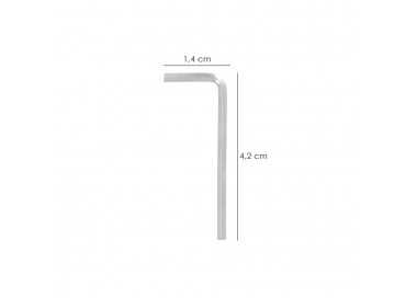 Llave Allen Standar Acero Cromo Vanadio Profesional 1,5 mm. Llave Hexagonal, Llave Allen Taller Mecanica, Llave Allen Bricolaje