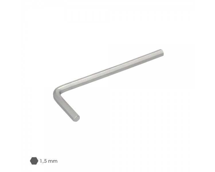 Llave Allen Standar Acero Cromo Vanadio Profesional 1,5 mm. Llave Hexagonal, Llave Allen Taller Mecanica, Llave Allen Bricolaje