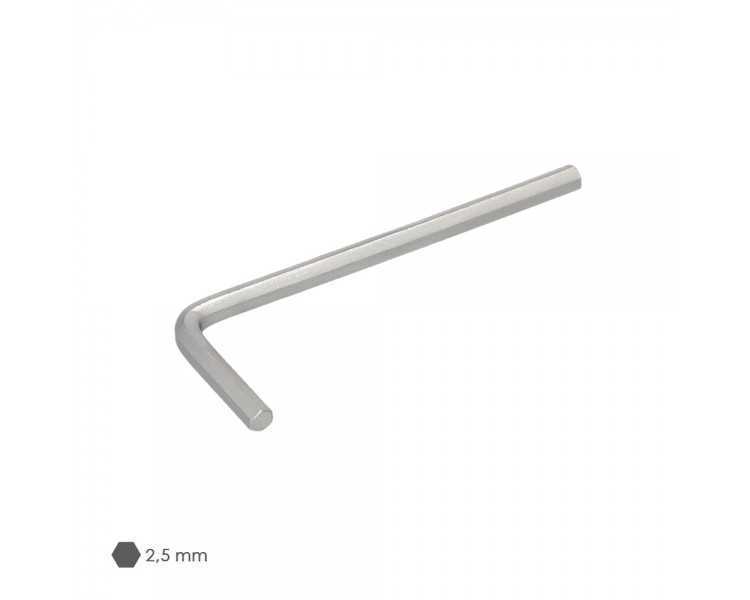 Llave Allen Standar Acero Cromo Vanadio Profesional 2,5 mm. Llave Hexagonal, Llave Allen Taller Mecanica, Llave Allen Bricolaje