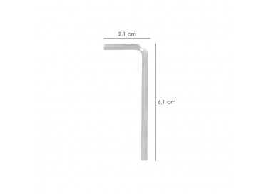 Llave Allen Standar Acero Cromo Vanadio Profesional 3,0 mm. Llave Hexagonal, Llave Allen Taller Mecanica, Llave Allen Bricolaje