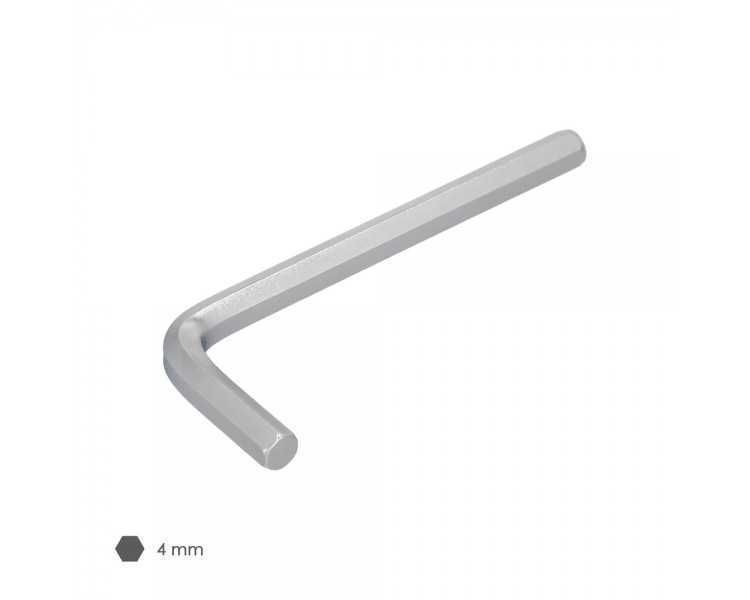 Llave Allen Standar Acero Cromo Vanadio Profesional 4,0 mm. Llave Hexagonal, Llave Allen Taller Mecanica, Llave Allen Bricolaje