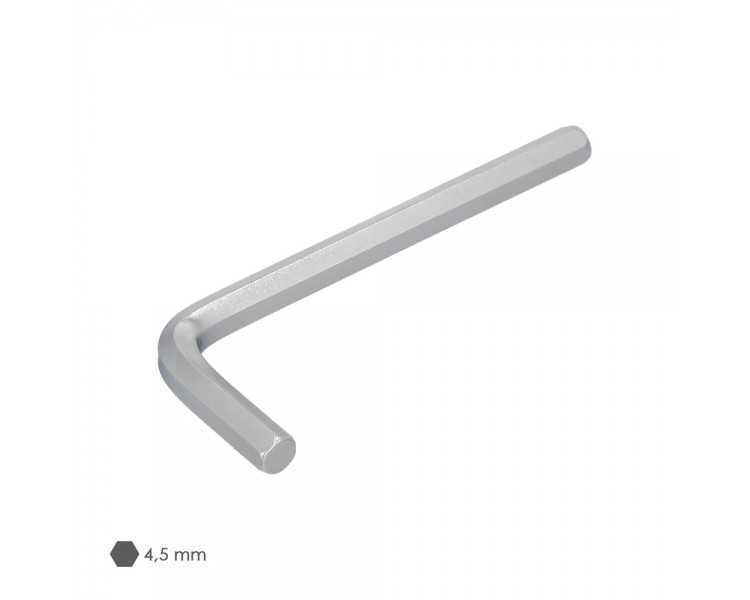 Llave Allen Standar Acero Cromo Vanadio Profesional 4,5 mm. Llave Hexagonal, Llave Allen Taller Mecanica, Llave Allen Bricolaje