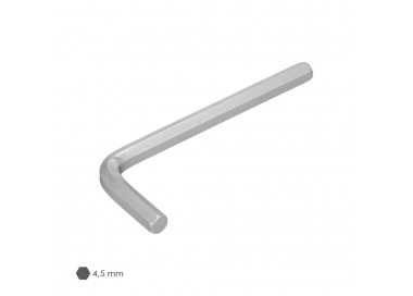 Llave Allen Standar Acero Cromo Vanadio Profesional 4,5 mm. Llave Hexagonal, Llave Allen Taller Mecanica, Llave Allen Bricolaje