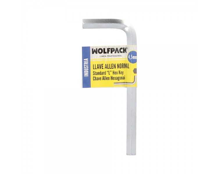 Llave Allen Standar Acero Cromo Vanadio Profesional 4,5 mm. Llave Hexagonal, Llave Allen Taller Mecanica, Llave Allen Bricolaje