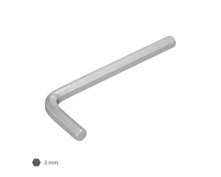 Llave Allen Standar Acero Cromo Vanadio Profesional 5,0 mm. Llave Hexagonal, Llave Allen Taller Mecanica, Llave Allen Bricolaje