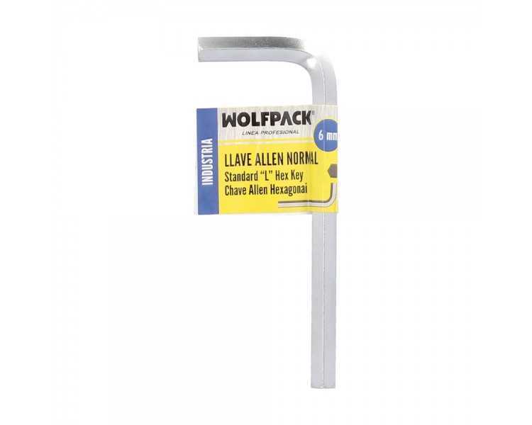 Llave Allen Standar Acero Cromo Vanadio Profesional 6,0 mm. Llave Hexagonal, Llave Allen Taller Mecanica, Llave Allen Bricolaje