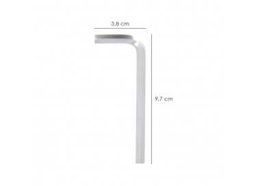 Llave Allen Standar Acero Cromo Vanadio Profesional 7,0 mm. Llave Hexagonal, Llave Allen Taller Mecanica, Llave Allen Bricolaje