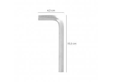 Llave Allen Standar Acero Cromo Vanadio Profesional 8,0 mm. Llave Hexagonal, Llave Allen Taller Mecanica, Llave Allen Bricolaje