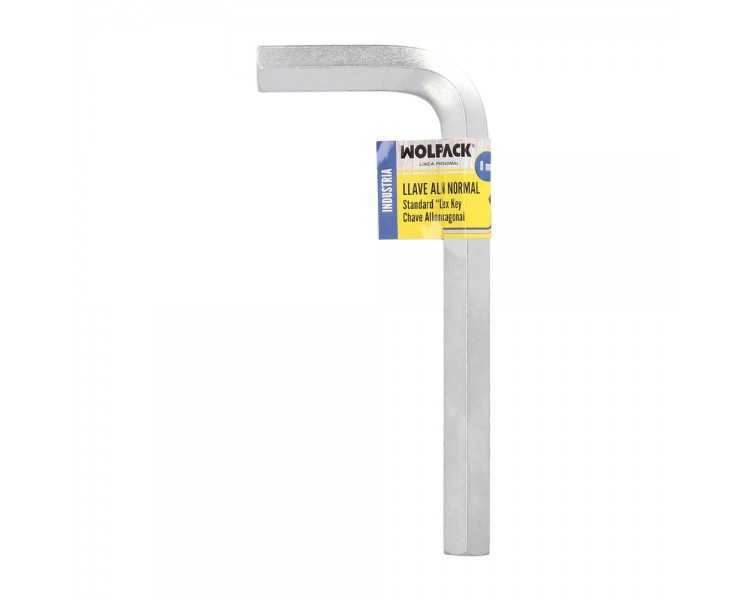 Llave Allen Standar Acero Cromo Vanadio Profesional 8,0 mm. Llave Hexagonal, Llave Allen Taller Mecanica, Llave Allen Bricolaje