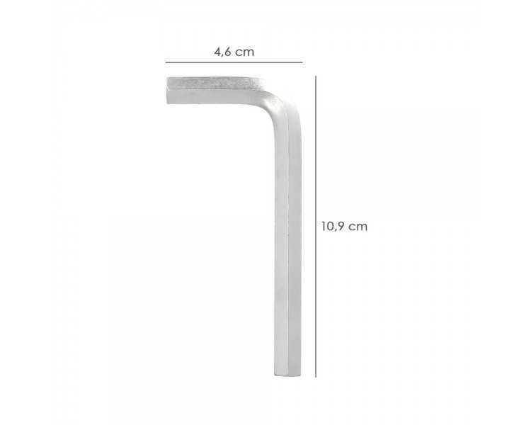 Llave Allen Standar Acero Cromo Vanadio Profesional 9,0 mm. Llave Hexagonal, Llave Allen Taller Mecanica, Llave Allen Bricolaje