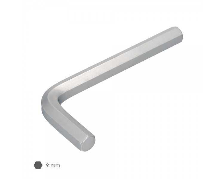 Llave Allen Standar Acero Cromo Vanadio Profesional 9,0 mm. Llave Hexagonal, Llave Allen Taller Mecanica, Llave Allen Bricolaje