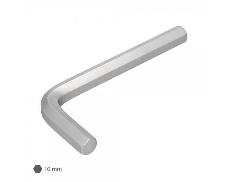 Llave Allen Standar Acero Cromo Vanadio Profesional 10,0 mm. Llave Hexagonal, Llave Allen Taller Mecanica, Llave Allen Bricolaje