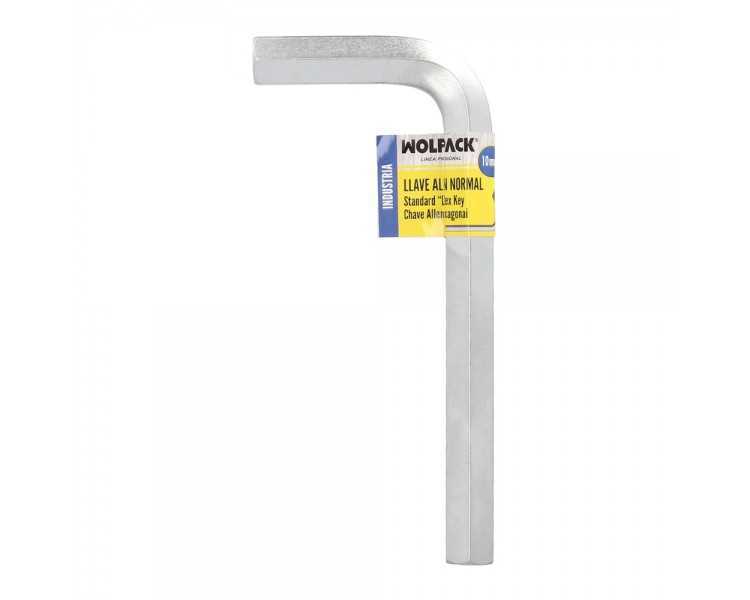 Llave Allen Standar Acero Cromo Vanadio Profesional 10,0 mm. Llave Hexagonal, Llave Allen Taller Mecanica, Llave Allen Bricolaje
