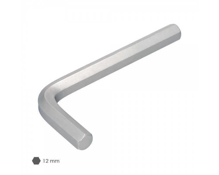 Llave Allen Standar Acero Cromo Vanadio Profesional 12,0 mm. Llave Hexagonal, Llave Allen Taller Mecanica, Llave Allen Bricolaje