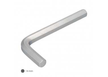 Llave Allen Standar Acero Cromo Vanadio Profesional 14 mm. Llave Hexagonal, Llave Allen Taller Mecanica, Llave Allen Bricolaje