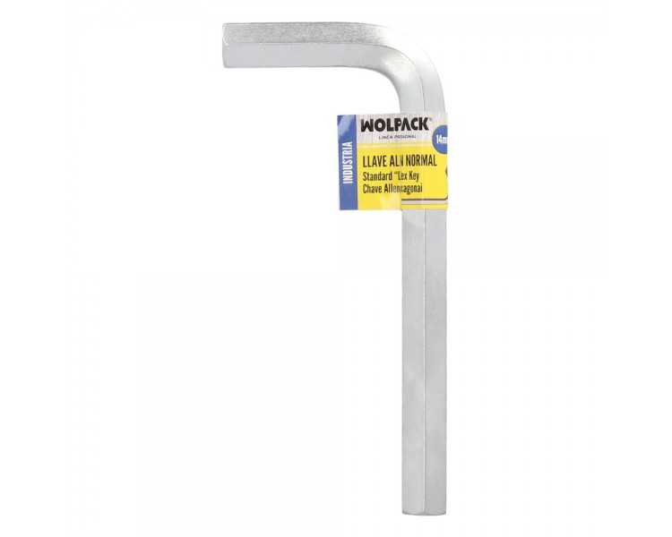 Llave Allen Standar Acero Cromo Vanadio Profesional 14 mm. Llave Hexagonal, Llave Allen Taller Mecanica, Llave Allen Bricolaje
