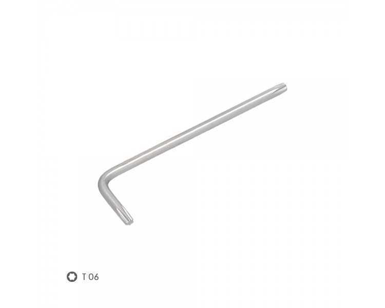 Llave Torx Standar Acero Cromo Vanadio Profesional T06 mm. Llave Estrella, Llave Allen Estrella