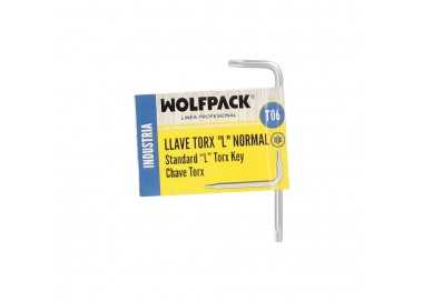 Llave Torx Standar Acero Cromo Vanadio Profesional T06 mm. Llave Estrella, Llave Allen Estrella