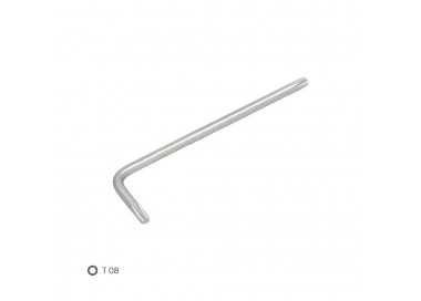 Llave Torx Standar Acero Cromo Vanadio Profesional T08 mm. Llave Estrella, Llave Allen Estrella