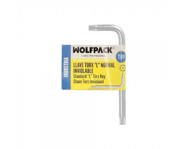 Llave Torx Inviolable Standar Acero Cromo Vanadio Profesional T09 mm. Llave Estrella, Llave Allen Estrella
