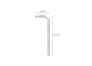 Llave Torx Inviolable Standar Acero Cromo Vanadio Profesional T15 mm. Llave Estrella, Llave Allen Estrella