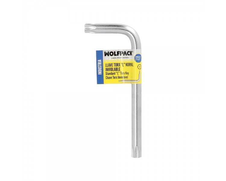 Llave Torx Inviolable Standar Acero Cromo Vanadio Profesional T27 mm. Llave Estrella, Llave Allen Estrella