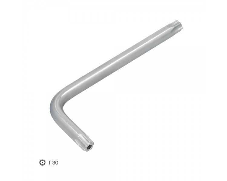 Llave Torx Inviolable Standar Acero Cromo Vanadio Profesional T30 mm. Llave Estrella, Llave Allen Estrella