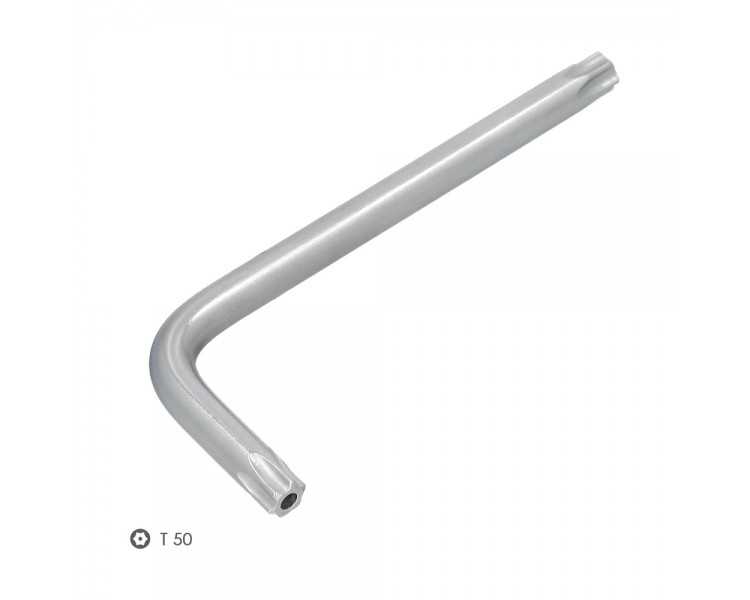 Llave Torx Inviolable Standar Acero Cromo Vanadio Profesional T50 mm. Llave Estrella, Llave Allen Estrella