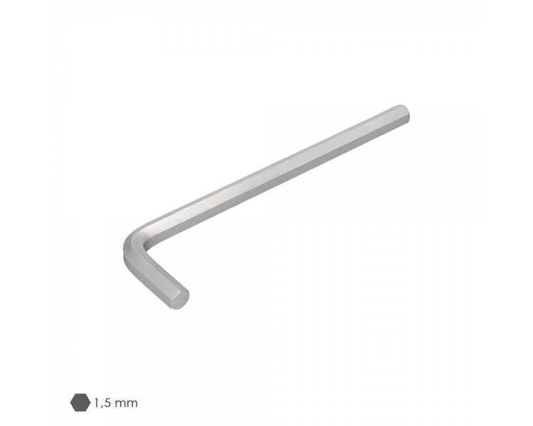 Llave Allen Larga Acero Cromo Vanadio Profesional 1,5 mm. Llave Hexagonal, Llave Allen Taller Mecanica, Llave Allen Bricolaje