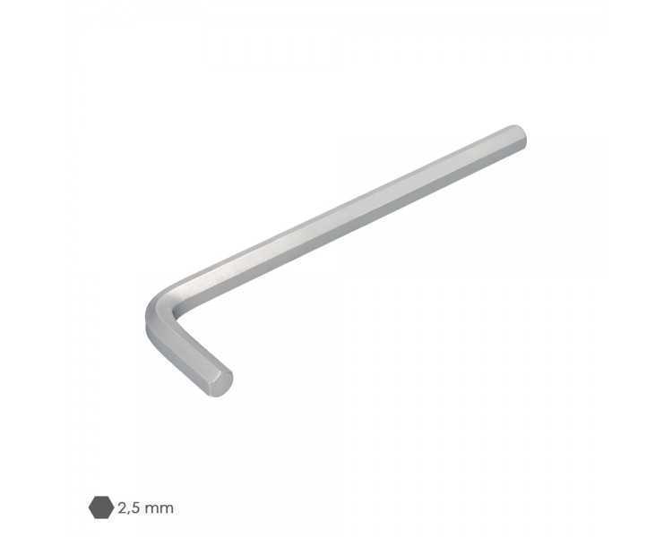 Llave Allen Larga Acero Cromo Vanadio Profesional 2,5 mm. Llave Hexagonal, Llave Allen Taller Mecanica, Llave Allen Bricolaje