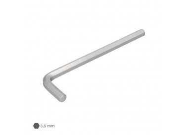 Llave Allen Larga Acero Cromo Vanadio Profesional 3,5 mm. Llave Hexagonal, Llave Allen Taller Mecanica, Llave Allen Bricolaje