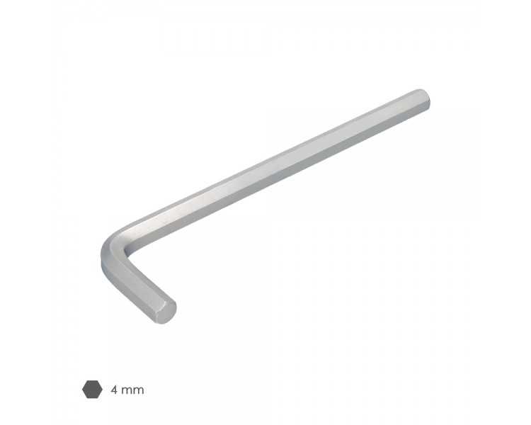 Llave Allen Larga Acero Cromo Vanadio Profesional 4,0 mm. Llave Hexagonal, Llave Allen Taller Mecanica, Llave Allen Bricolaje