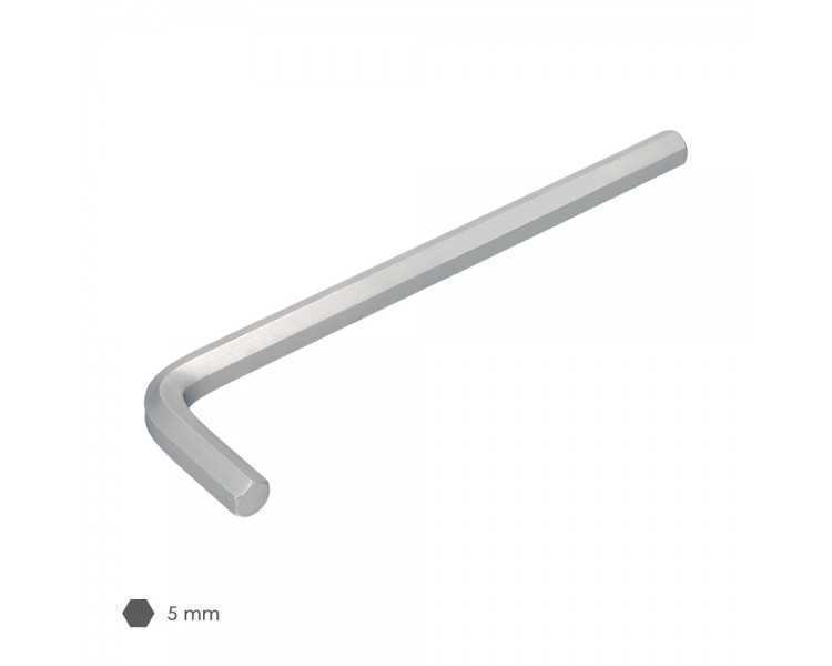 Llave Allen Larga Acero Cromo Vanadio Profesional 5,0 mm. Llave Hexagonal, Llave Allen Taller Mecanica, Llave Allen Bricolaje